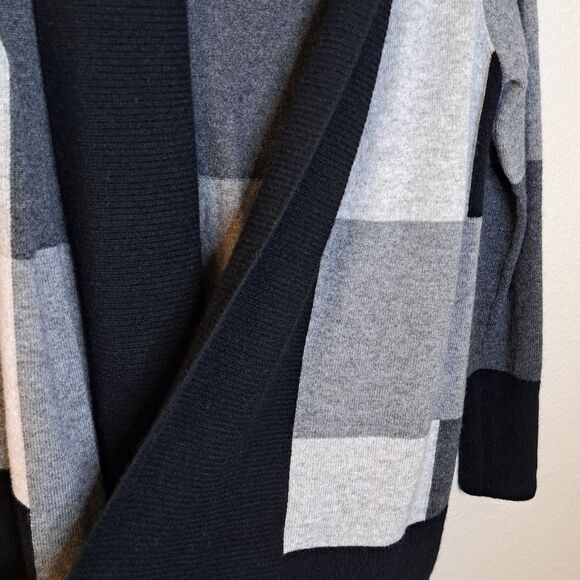 Charter Club Women Luxury 100% Cashmere Long Cardigan Open Front Size XS Soft - Picture 8 of 11